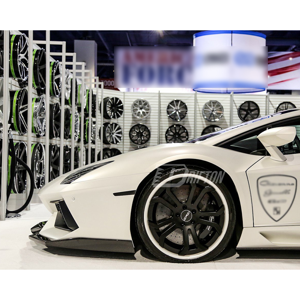 DMC Style Dry Carbon Fiber Front Lip For Lamborghini Aventador LP700 2011-2015