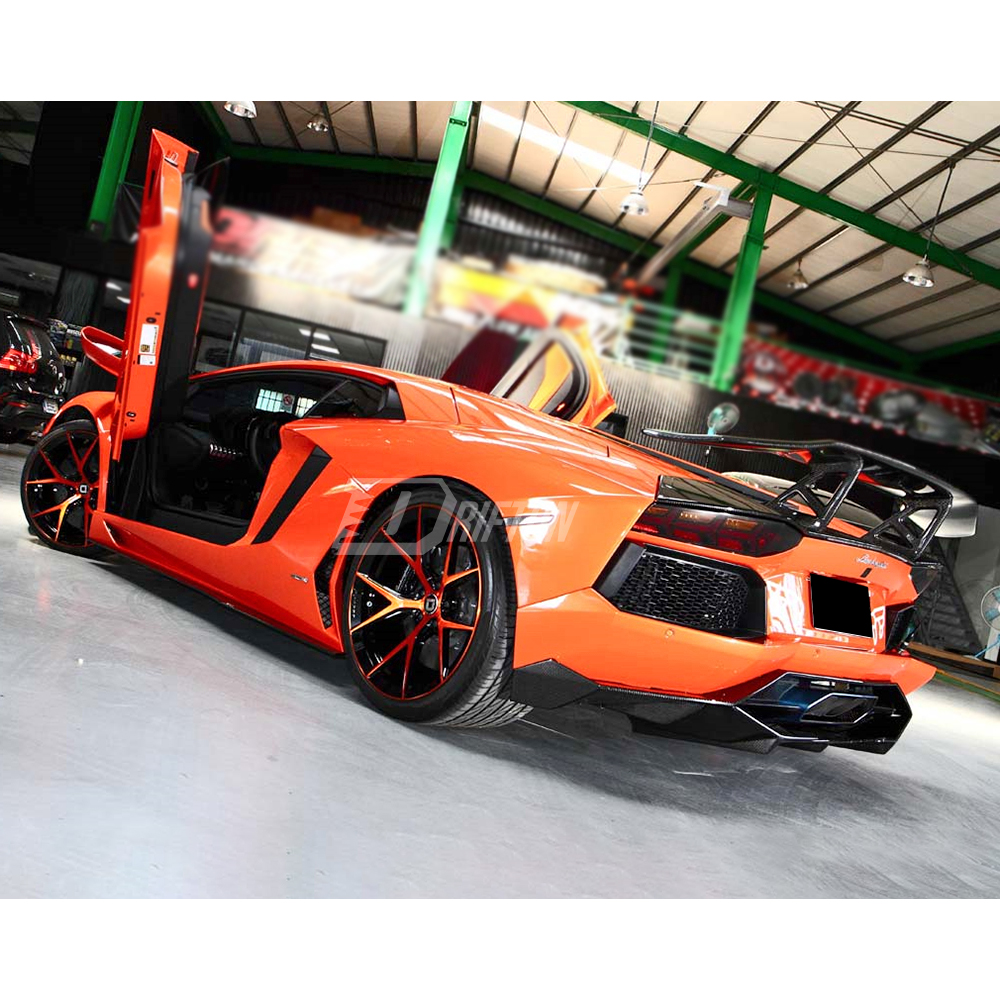 DMC Style Dry Carbon Fiber Rear Diffuser For Lamborghini Aventador LP700 2011-2015