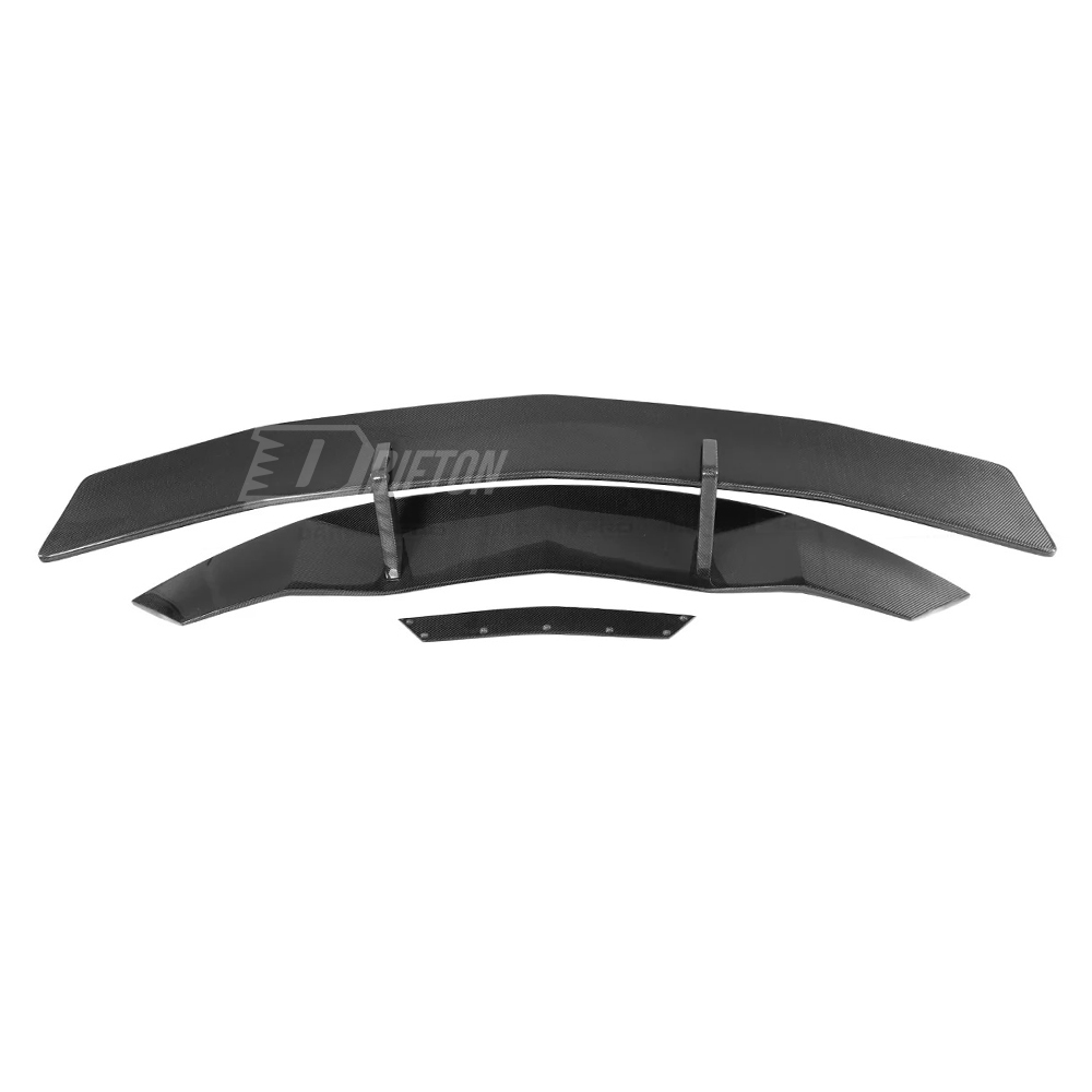 LP750 SV Style Dry Carbon Fiber Rear Spoiler Wing With Base Lid For Lamborghini Aventador & S & SV LP700 LP740 LP750 2011-2021