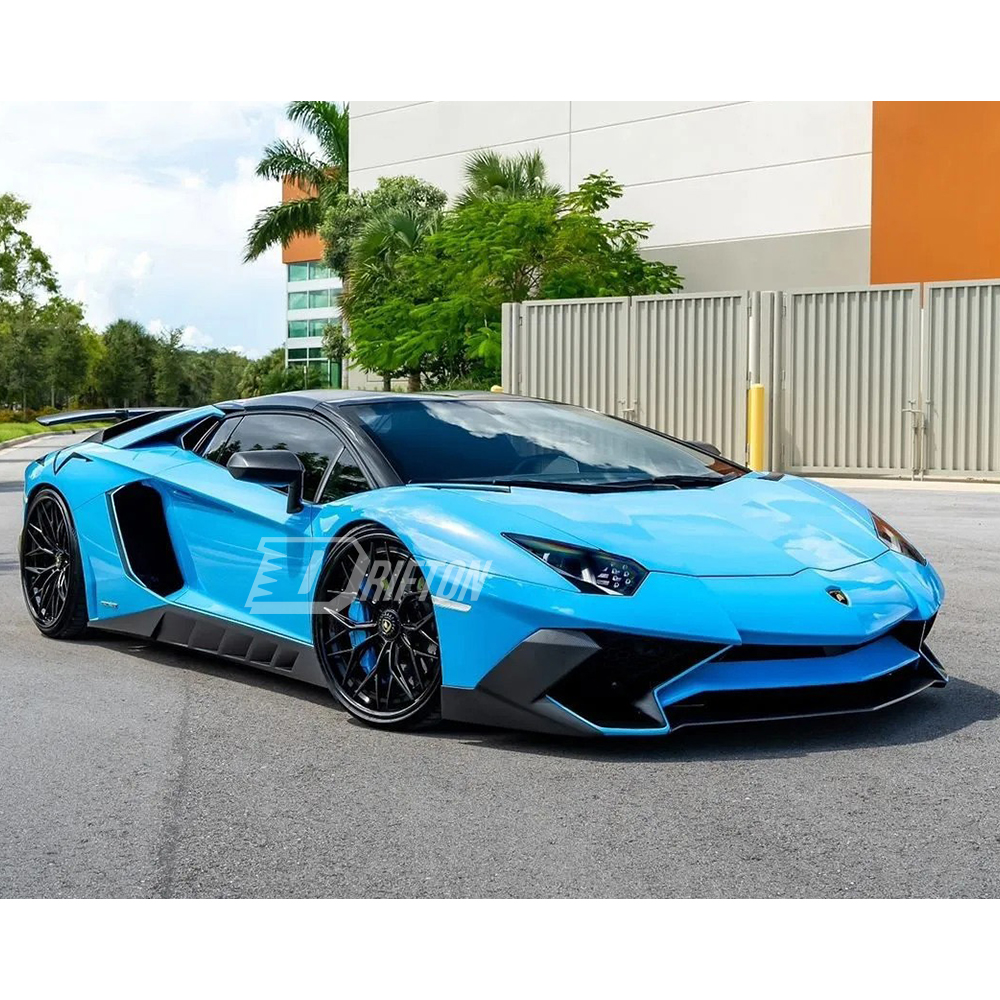 Novitec Style Dry Carbon Fiber Side Skirt For Lamborghini Aventador LP700 2011-2015