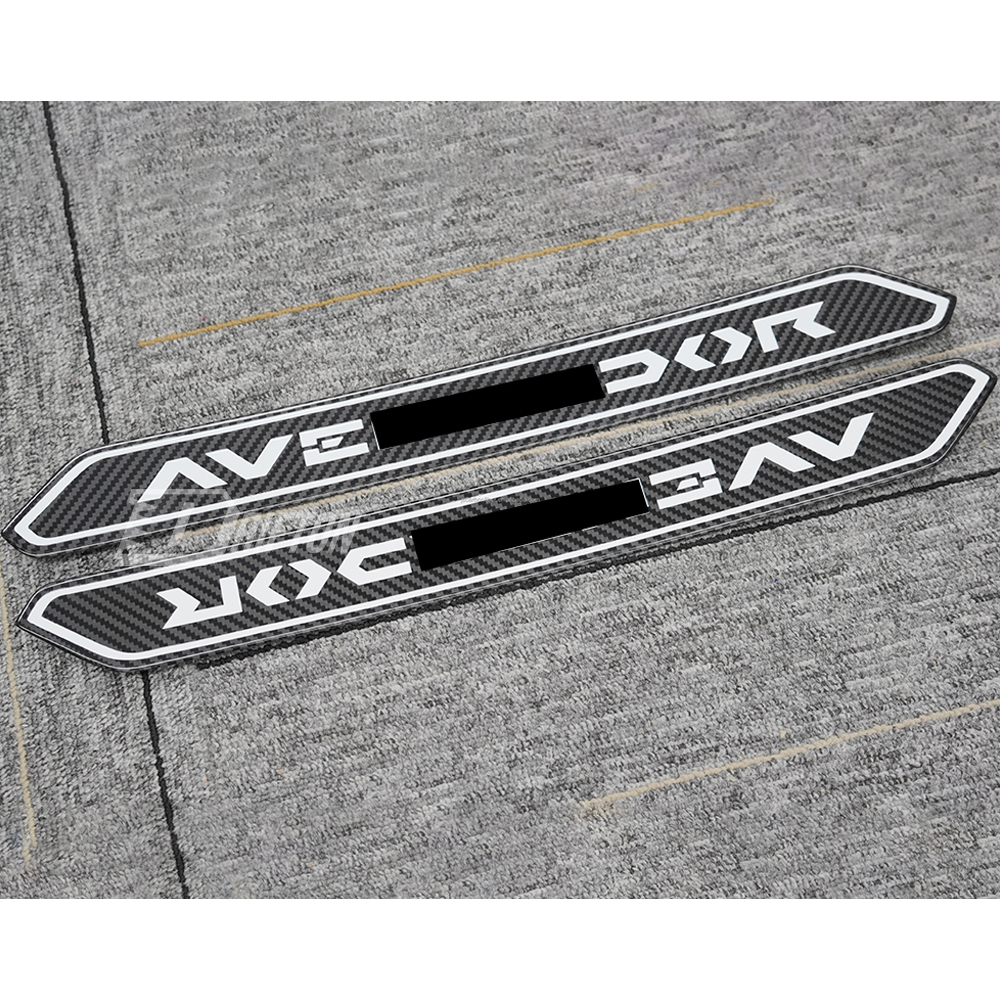 SVJ Sytle Dry Carbon Fiber Door Sills For Lamborghini Aventador LP700 2011-2015