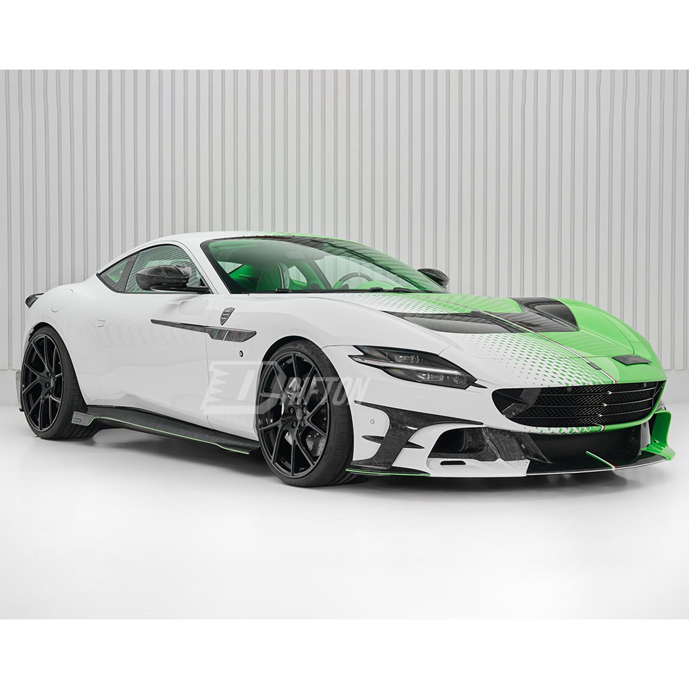 Mansory Style Dry Carbon Fiber Fender Trim For Ferrari Roma 2020-2025