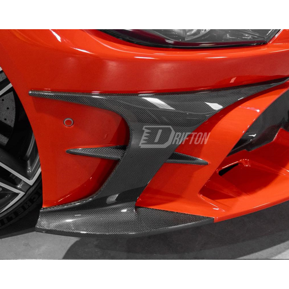 Mansory Style Partial Exposed Dry Carbon Fiber Front Bumper For Ferrari Roma 2020-2025