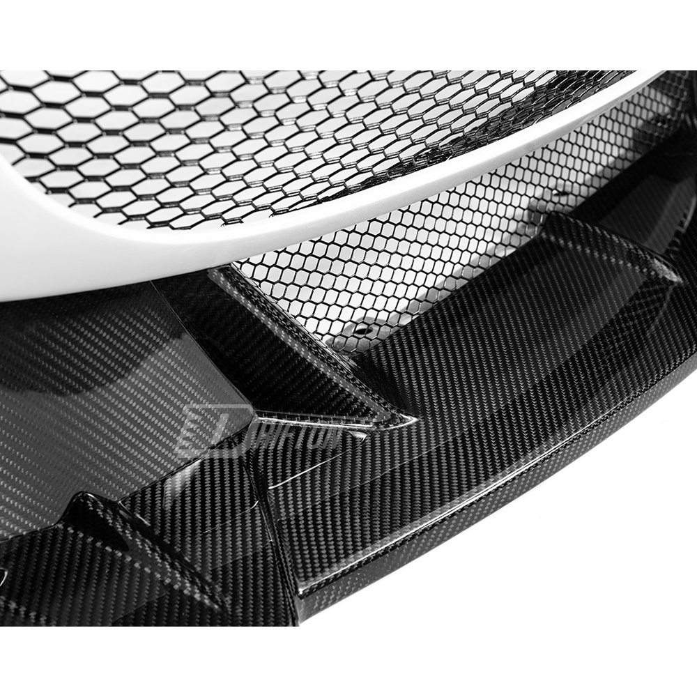 Mansory Style Partial Exposed Dry Carbon Fiber Front Bumper For Ferrari Roma 2020-2025
