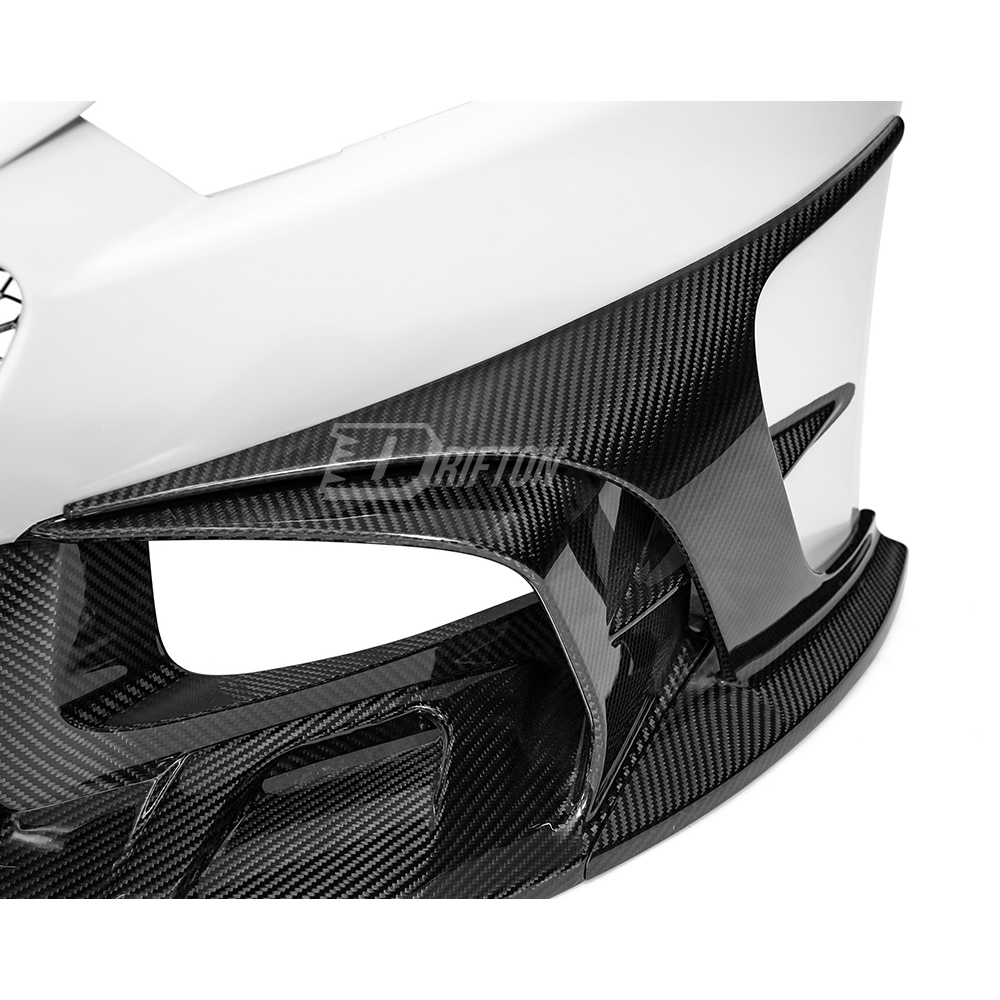 Mansory Style Partial Exposed Dry Carbon Fiber Front Bumper For Ferrari Roma 2020-2025