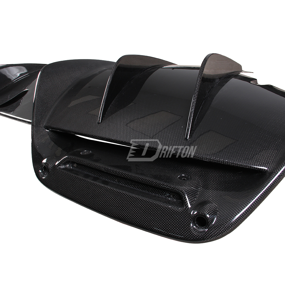 Novitec Style Dry Carbon Fiber Rear Diffuser For Ferrari 296 GTB & GTS 2021-2025
