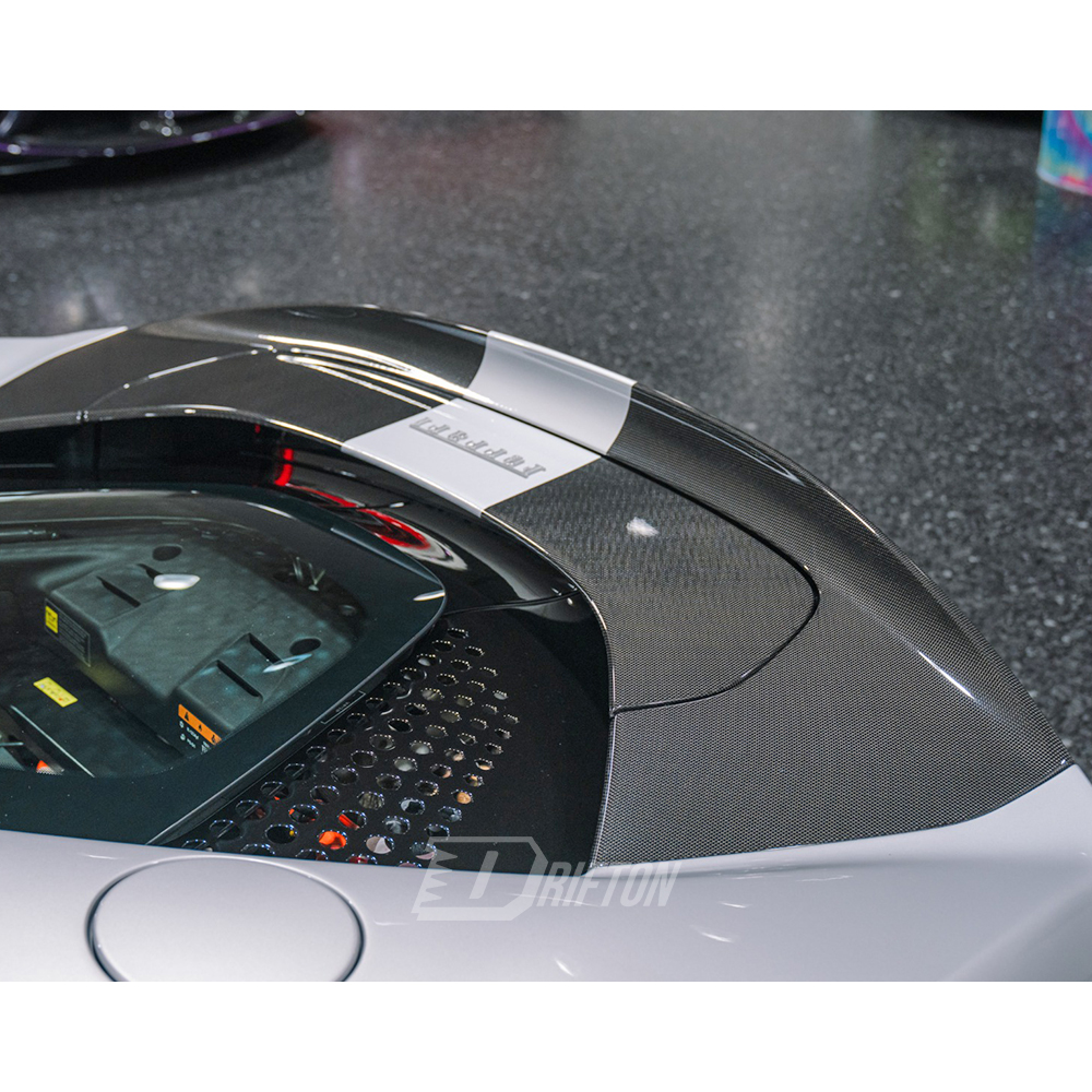 Assetto Fiorano Style Dry Carbon Fiber Style Rear Spoiler For Ferrari SF90