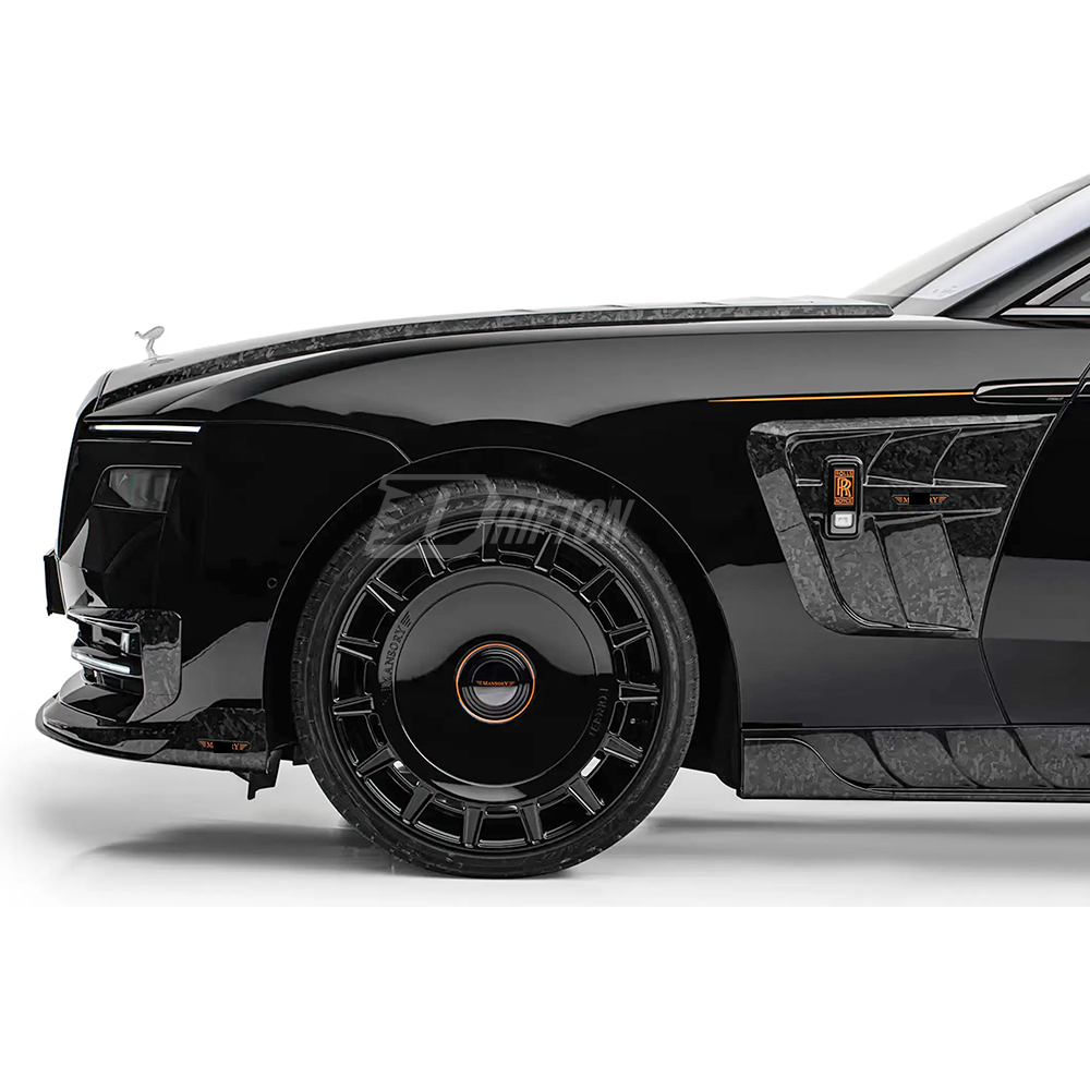 Mansory Style Dry Carbon Fiber Fenders Trim For Rolls Royce Spectre