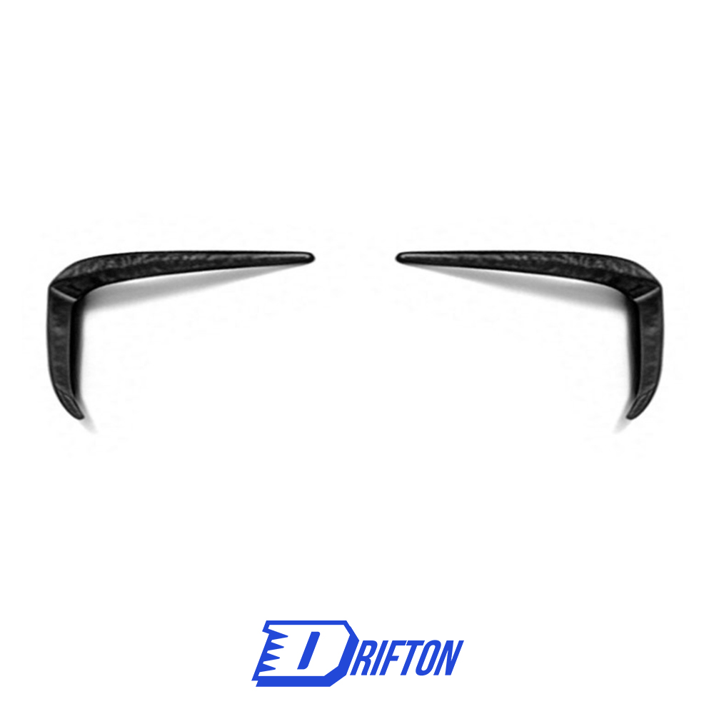 Mansory Style Dry Carbon Fiber Front Bumper Canards For Rolls Royce Spectre