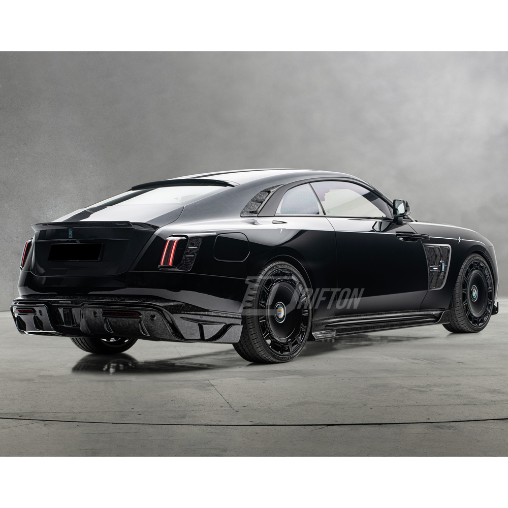 Mansory Style Dry Carbon Fiber Rear Window Side Trim For Rolls Royce Spectre