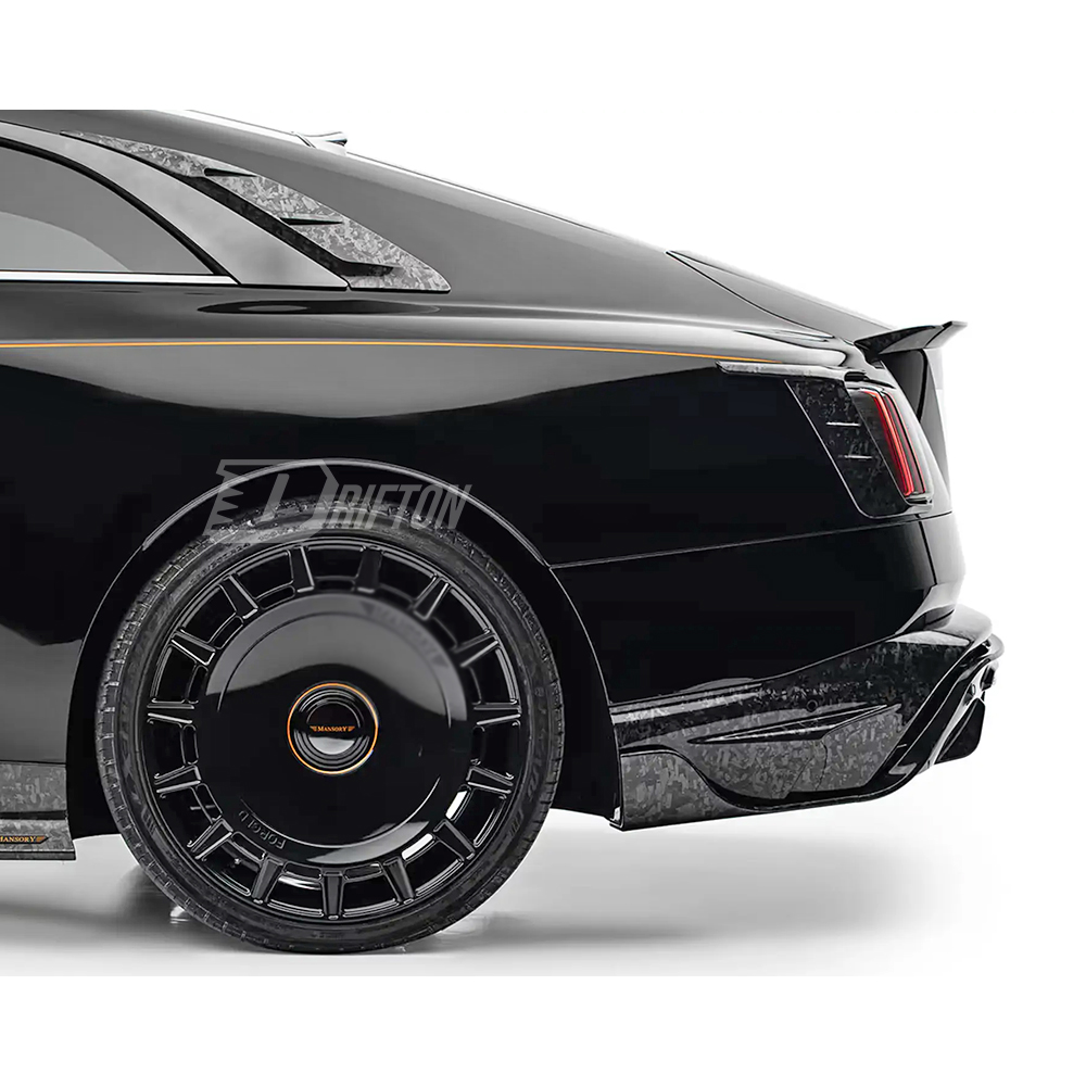 Mansory Style Dry Carbon Fiber Taillights Frame Trim For Rolls Royce Spectre