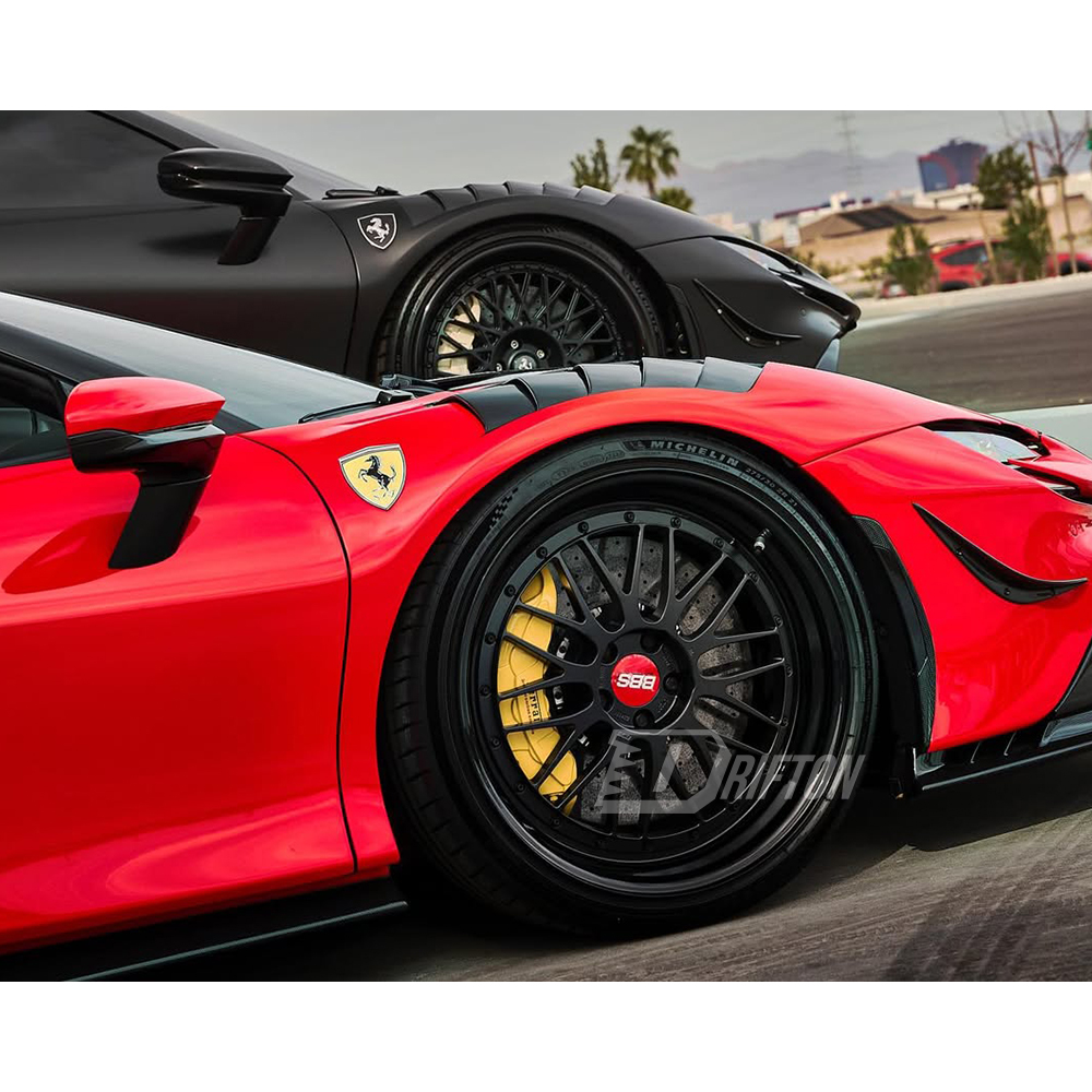 RYFT Style Dry Carbon Fiber Fenders For Ferrari SF90