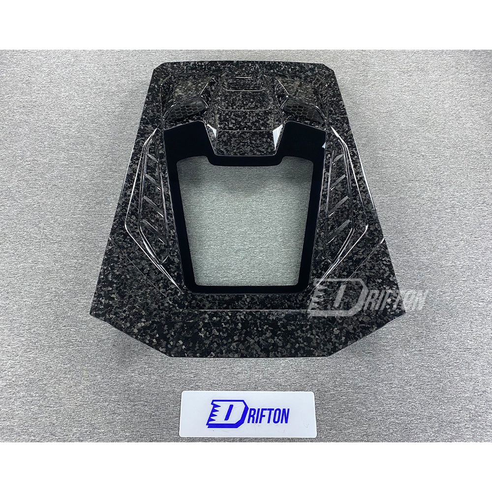 Tecnica Style Dry Forged Carbon Fiber Rear Engine Cover For Lamborghini Huracan LP610 & LP580 & EVO & Tecnica 2014-2025