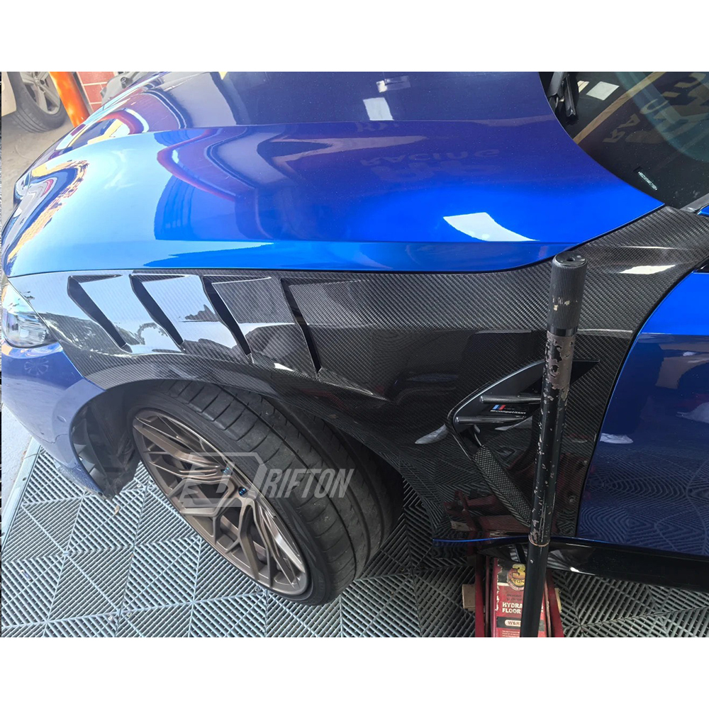 AE Style Dry Carbon Carbon Fiber Fender For BMW G80 G81 M3 2020-2024