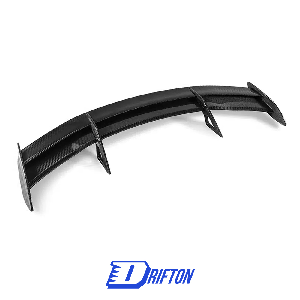 Double Deck PT Style Dry Carbon Fiber Rear Spoiler GT Wing For BMW G80 M3 G82 M4 2020-2024