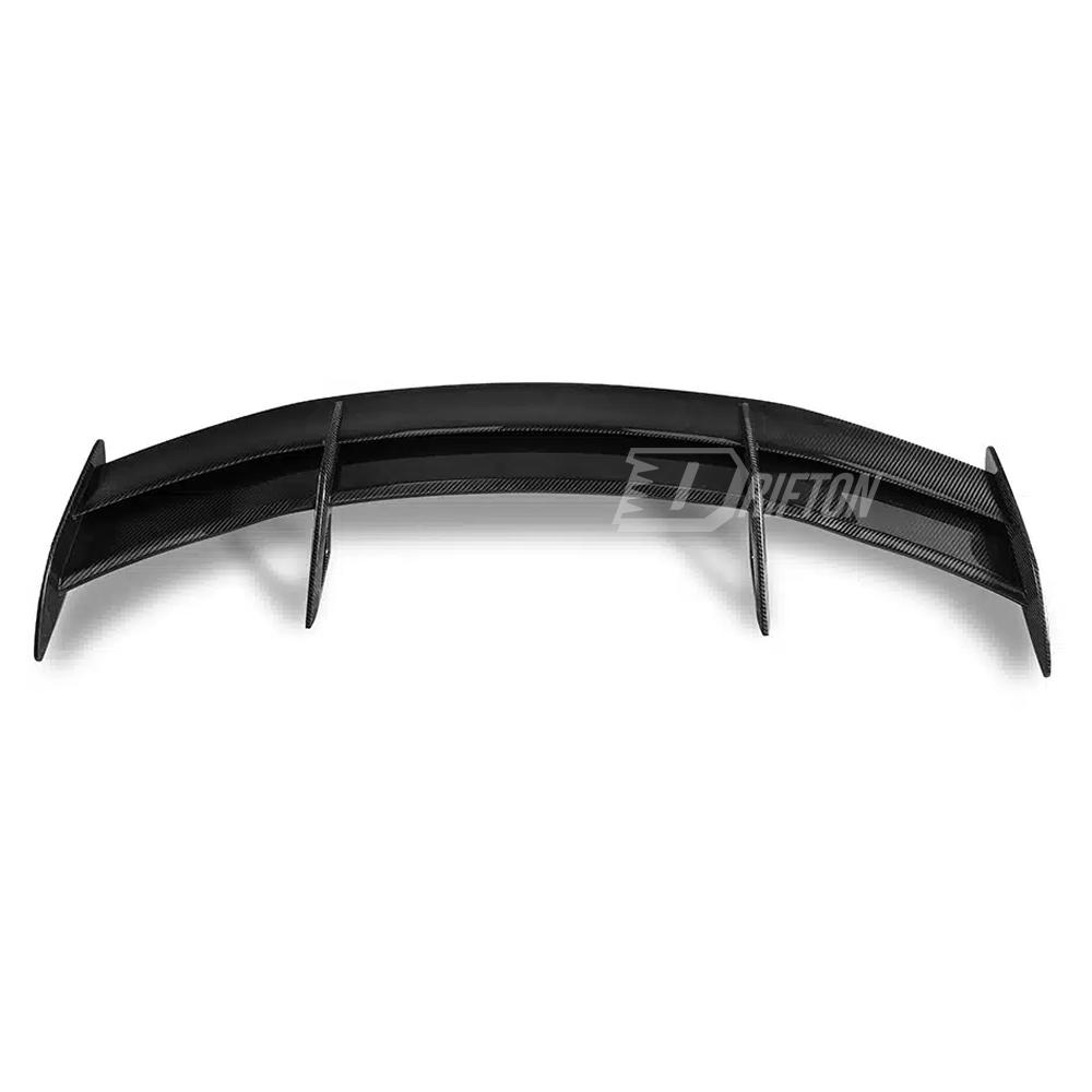 Double Deck PT Style Dry Carbon Fiber Rear Spoiler GT Wing For BMW G80 M3 G82 M4 2020-2024