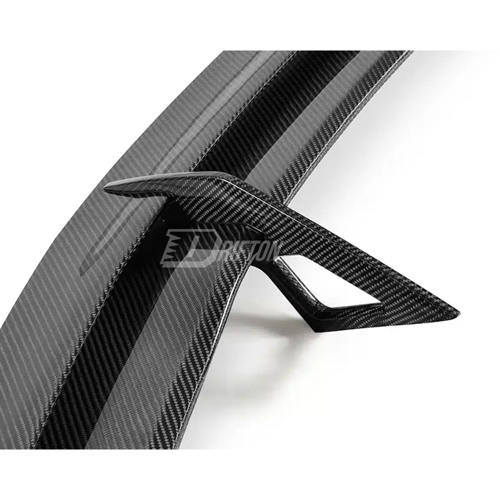 Double Deck PT Style Dry Carbon Fiber Rear Spoiler GT Wing For BMW G80 M3 G82 M4 2020-2024