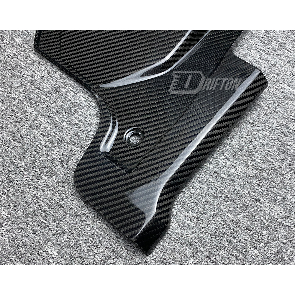 Dry Carbon Fiber Engine Bay Cowl Panel Top Grill Cover For BMW G80 G81 M3 G82 G83 M4 2020-2024