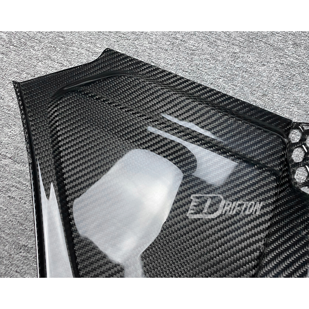 Dry Carbon Fiber Engine Bay Cowl Panel Top Grill Cover For BMW G80 G81 M3 G82 G83 M4 2020-2024