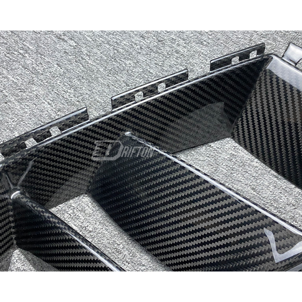 R44 MHC Style Dry Carbon Fiber Front Bumper Air Vents Ducts Scoops For BMW G80 G81 M3 G82 G83 M4 2020-2024