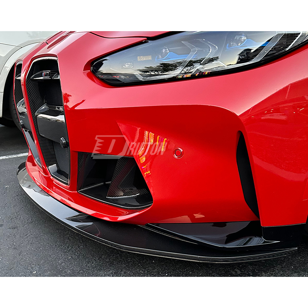 R44 MHC Style Dry Carbon Fiber Front Lip For BMW G80 G81 M3 G82 G83 M4 2020-2024