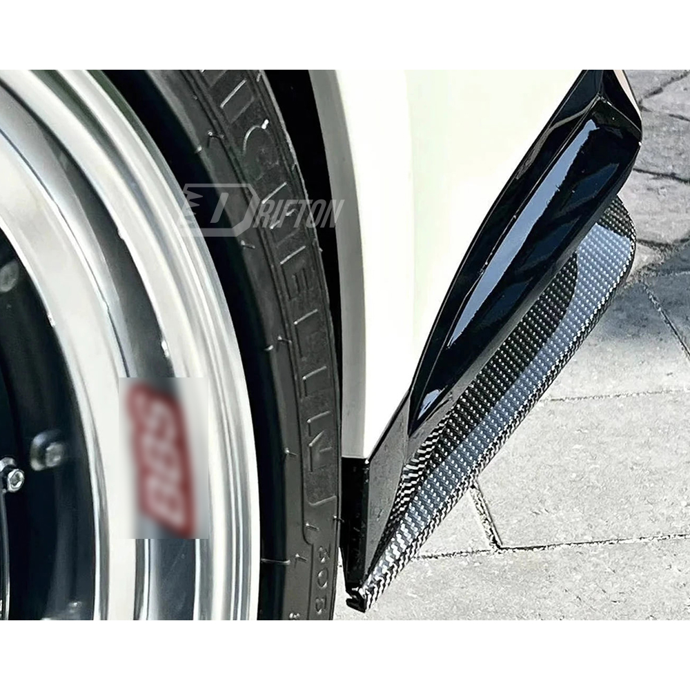 R44 Style Dry Carbon Fiber Rear Spats Splitters For BMW G80 G81 M3 G82 G83 M4 2020-2024