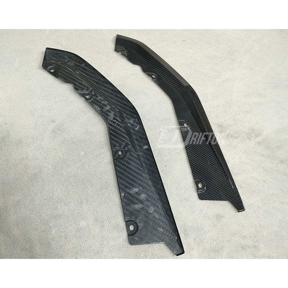 R44 Style Dry Carbon Fiber Rear Spats Splitters For BMW G80 G81 M3 G82 G83 M4 2020-2024