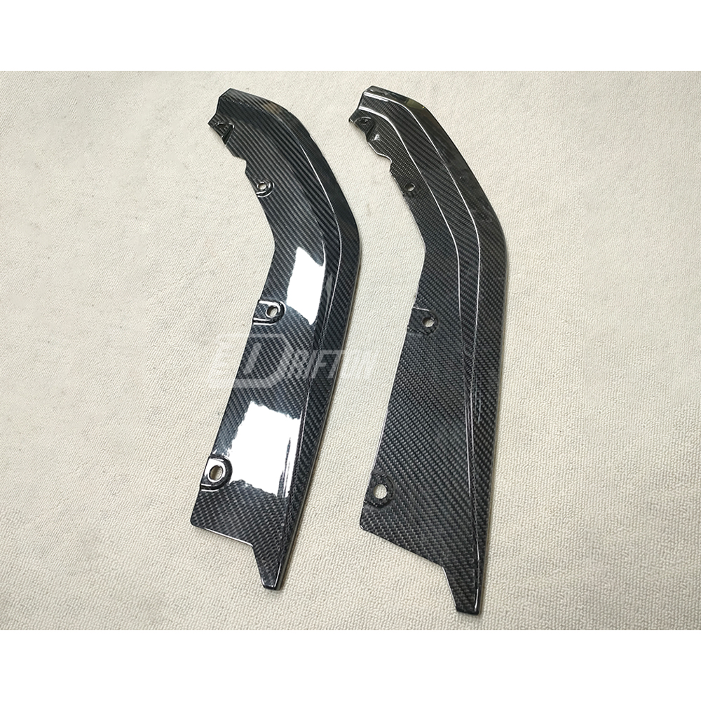 R44 Style Dry Carbon Fiber Rear Spats Splitters For BMW G80 G81 M3 G82 G83 M4 2020-2024