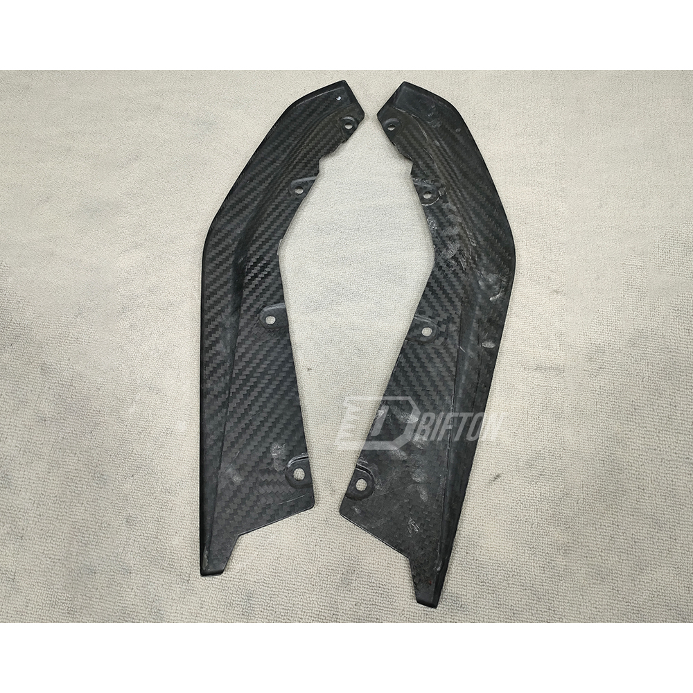 R44 Style Dry Carbon Fiber Rear Spats Splitters For BMW G80 G81 M3 G82 G83 M4 2020-2024