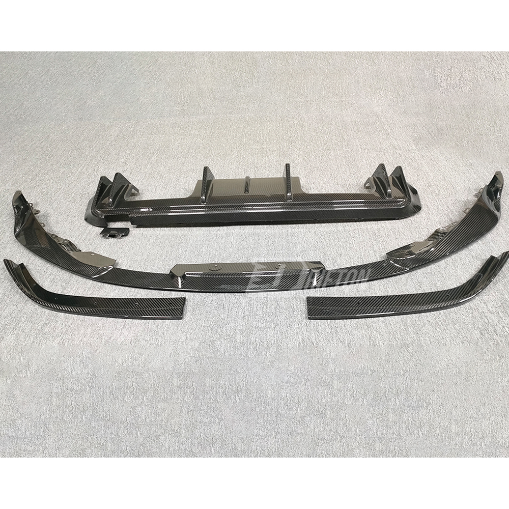 3D Style Dry Carbon Fiber Rear Diffuser For BMW G80 G81 M3 G82 G83 M4 2020-2024