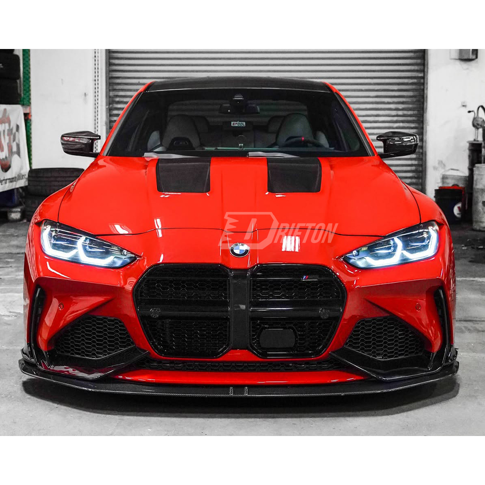 Adro V1 Style Dry Carbon Fiber Front Bumper For BMW G80 G81 M3 G82 G83 M4 2020-2024