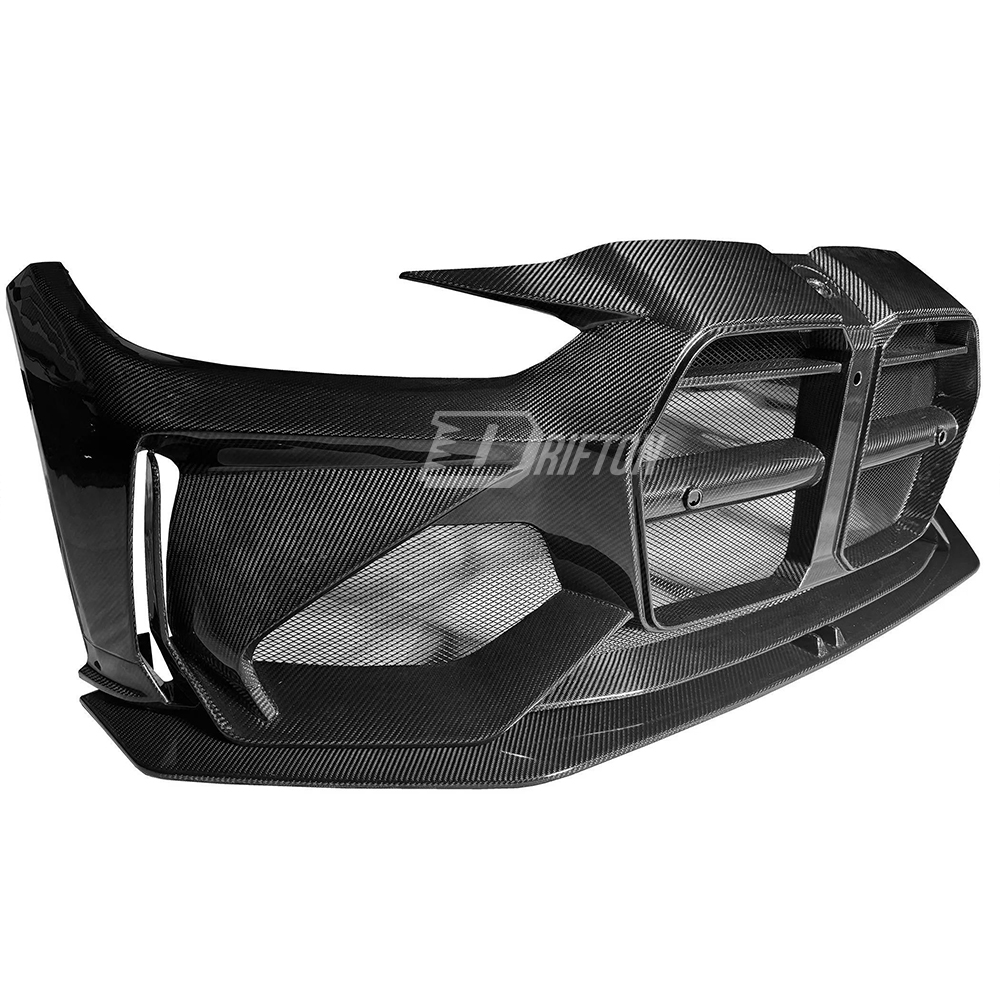 Adro V1 Style Dry Carbon Fiber Front Bumper For BMW G80 G81 M3 G82 G83 M4 2020-2024