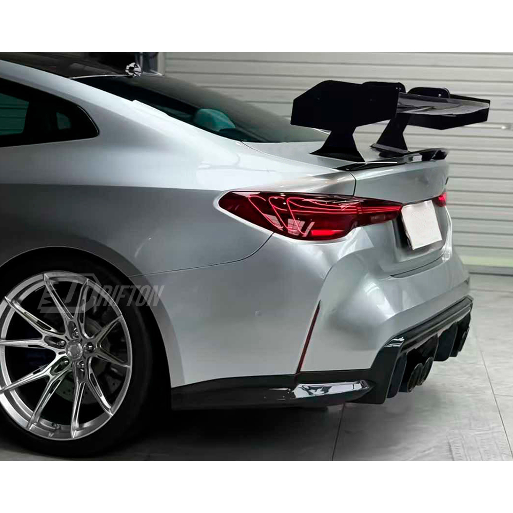 GT PRO Style Dry Carbon Fiber Rear Spoiler GT Wing For BMW G80 G81 M3 G82 G83 M4 2020-2024