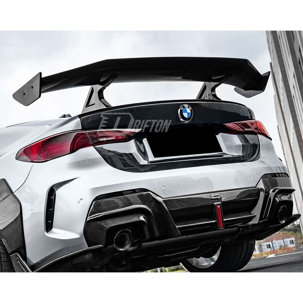 CMST GT Style Dry Carbon Fiber Rear Trunk Spoiler Wing For BMW G80 G81 M3 G82 G83 M4 2020-2024