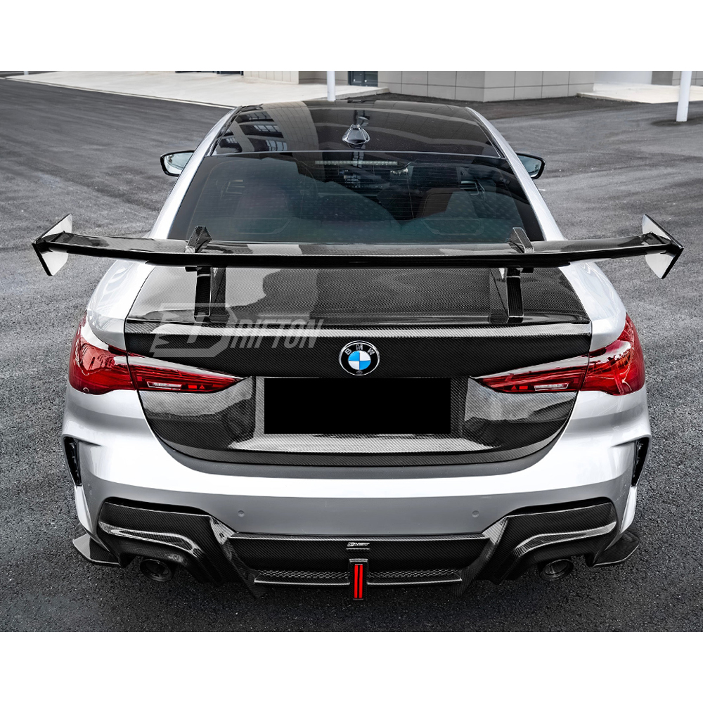 CMST GT Style Dry Carbon Fiber Rear Trunk Spoiler Wing For BMW G80 G81 M3 G82 G83 M4 2020-2024