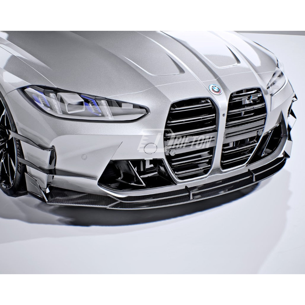 CMST V2 Style Dry Carbon Fiber Front Lip For BMW G80 G81 M3 G82 G83 M4 2020-2024