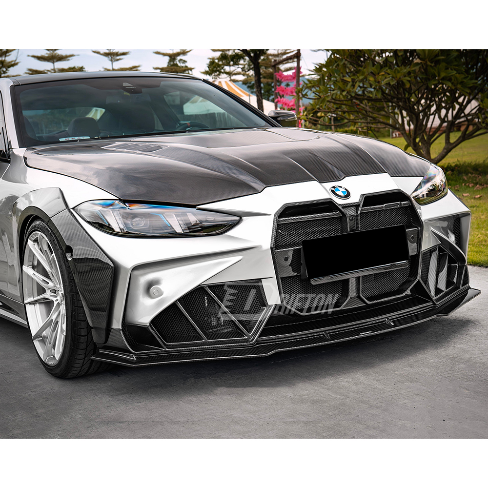 CMST V3 Style Carbon Fiber Engine Hood Bonnet For BMW G80 G81 M3 G82 G83 M4 2020-2024