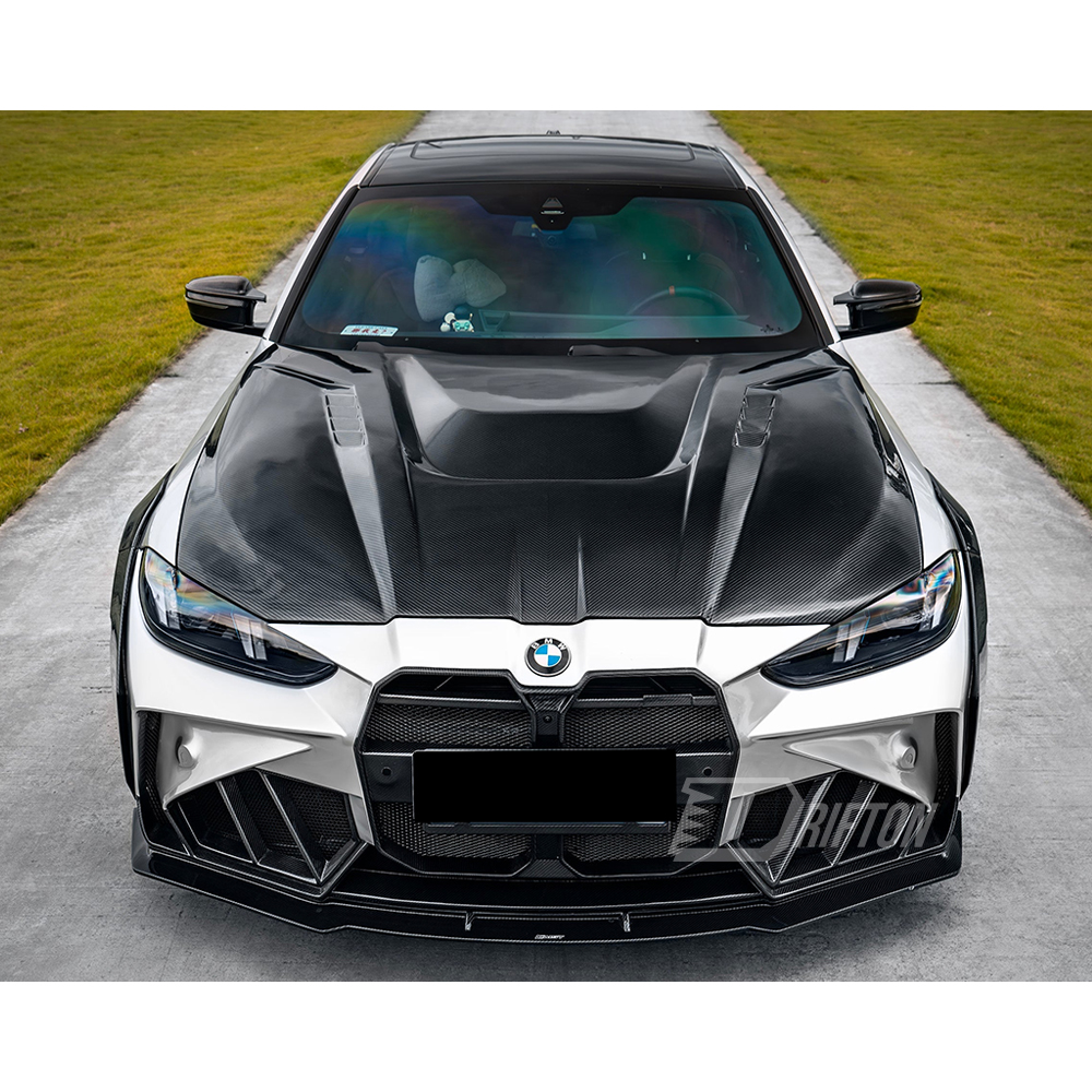 CMST V3 Style Carbon Fiber Engine Hood Bonnet For BMW G80 G81 M3 G82 G83 M4 2020-2024