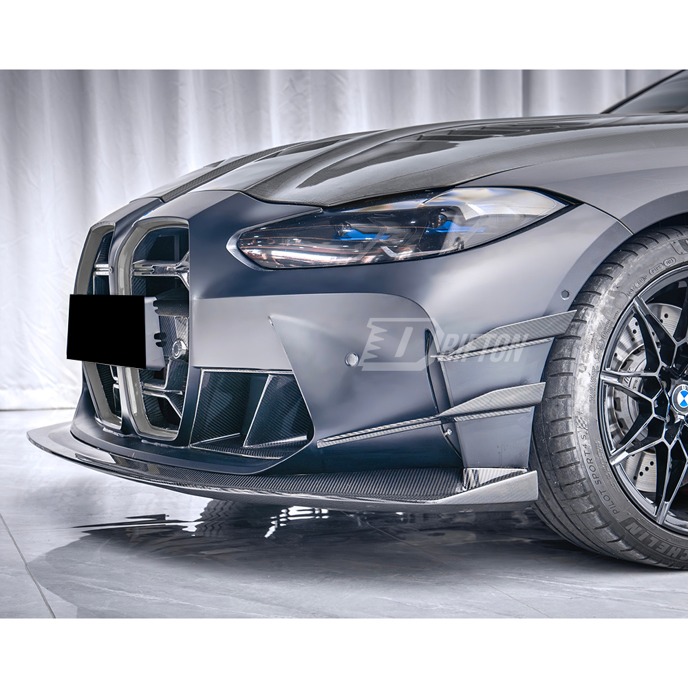 CMST V3 Style Dry Carbon Fiber Front Lip For BMW G80 G81 M3 G82 G83 M4 2020-2024
