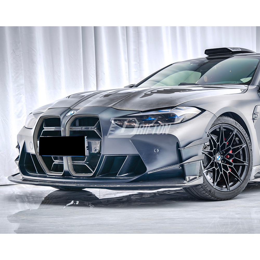 CMST V3 Style Dry Carbon Fiber Front Lip For BMW G80 G81 M3 G82 G83 M4 2020-2024