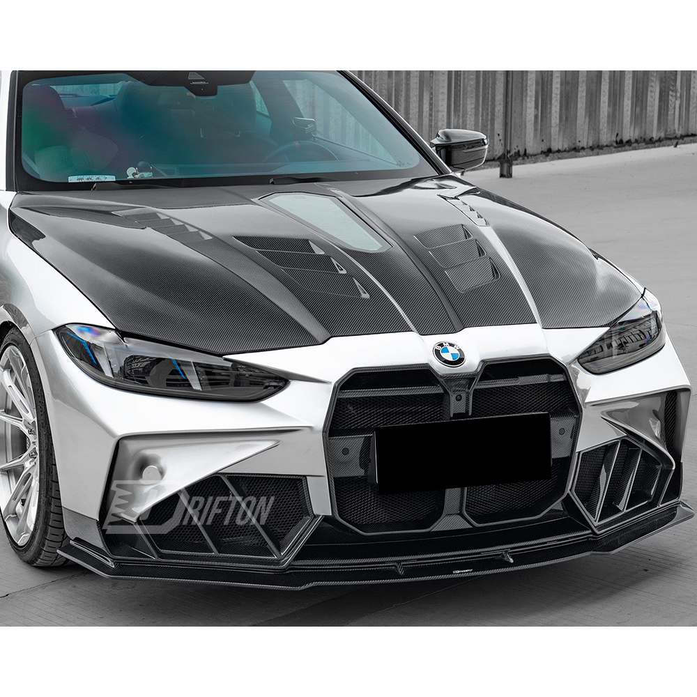 CMST V4 Style Carbon Fiber Engine Hood Bonnet For BMW G80 G81 M3 G82 G83 M4 2020-2024