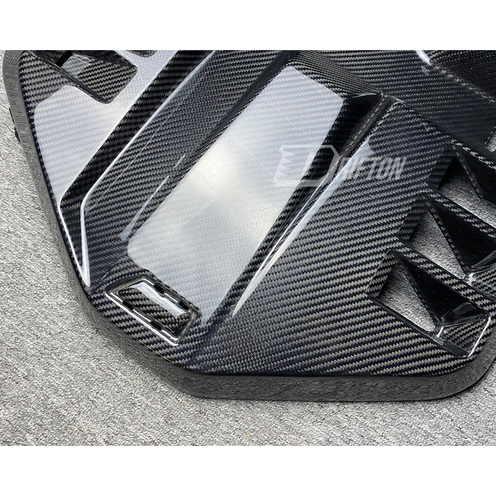 OKING-BE-AG-015-FBHW Black Series Style Half Carbon Fiber (cfrp) Front Bumper For Mercedes-Benz AMG GT GTS GTC GTR 2015-2019