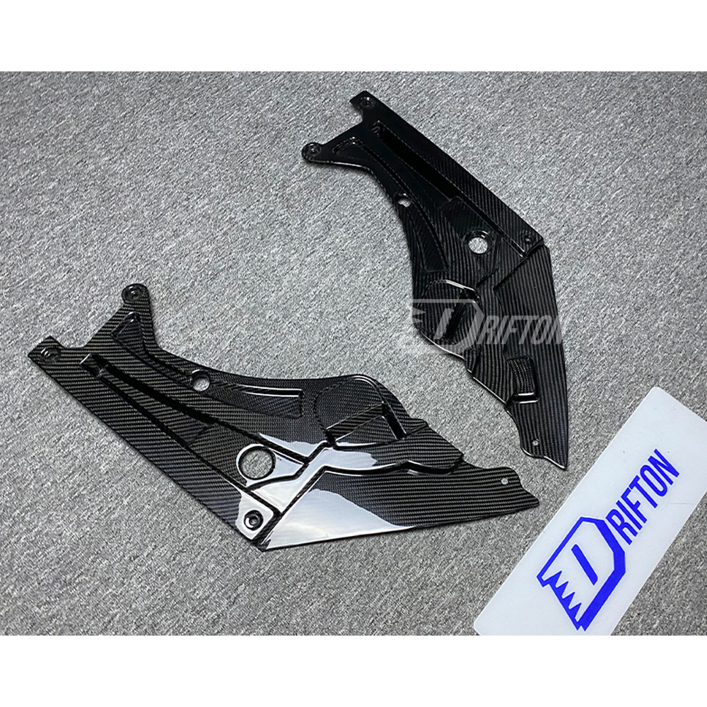 Dry Carbon Fiber Engine Bay Headlights Panels Cover For BMW G87 M2 2023-2027