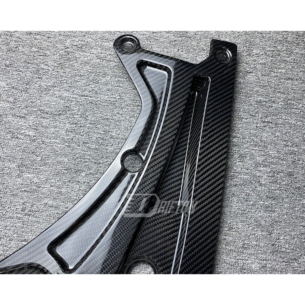 Dry Carbon Fiber Engine Bay Headlights Panels Cover For BMW G87 M2 2023-2027