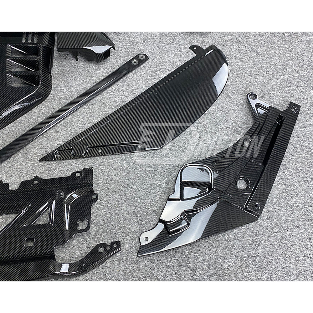 Dry Carbon Fiber Engine Bay Upgrade Full Set For BMW G87 M2 2023-2027