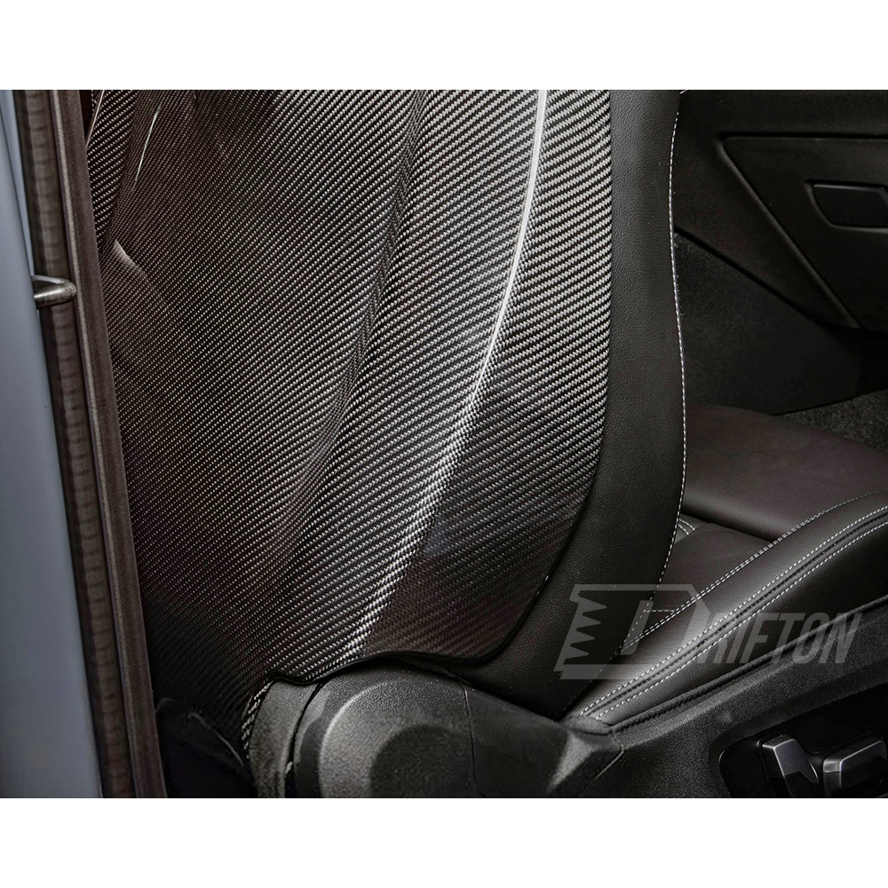 Dry Carbon Fiber Interiors Kits Seat Back Cover Trim Kits Set For BMW G87 M2 2023-2027