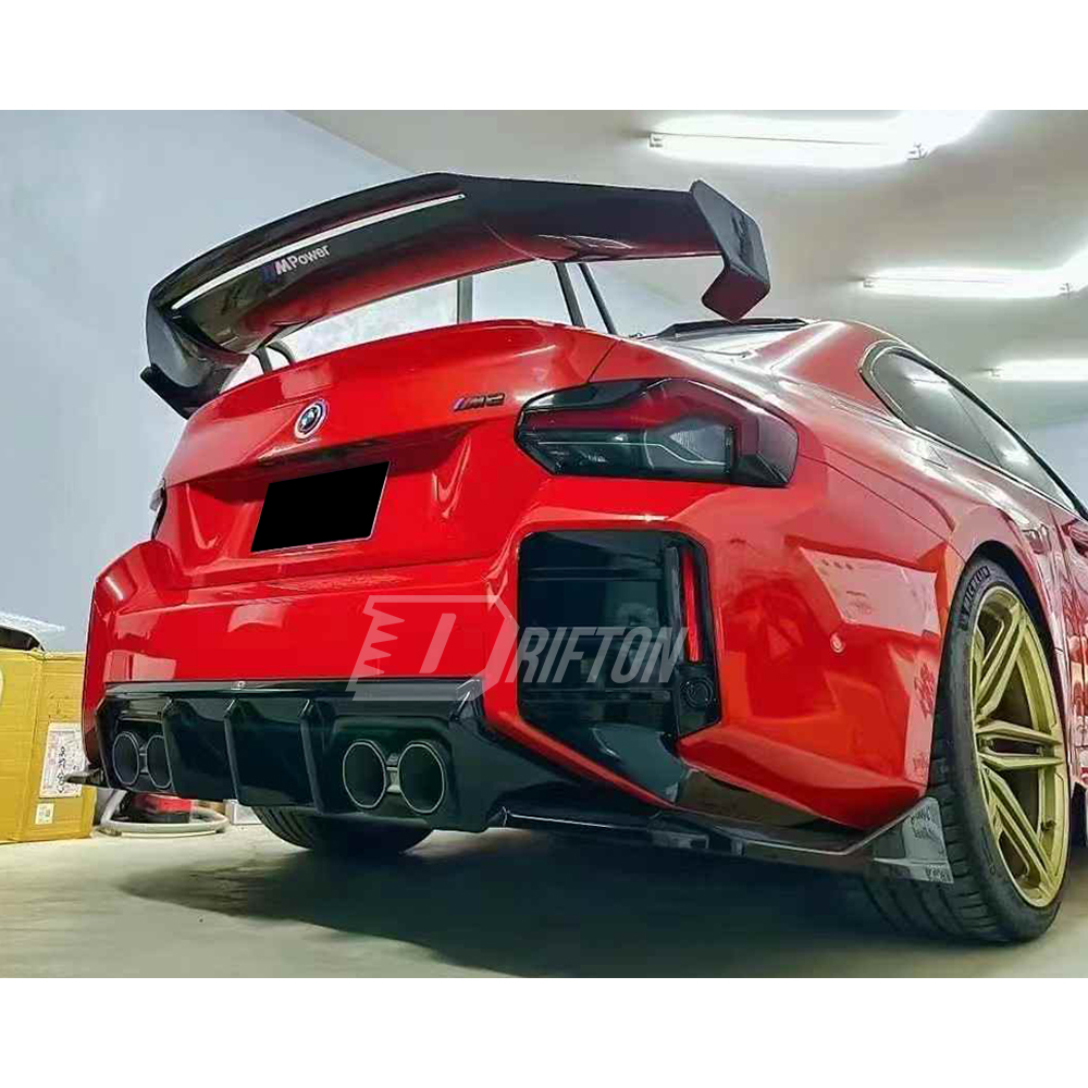 Paktechz Style Dry Carbon Fiber Rear Spoiler Trunk Wing For BMW G87 M2 2023-2027