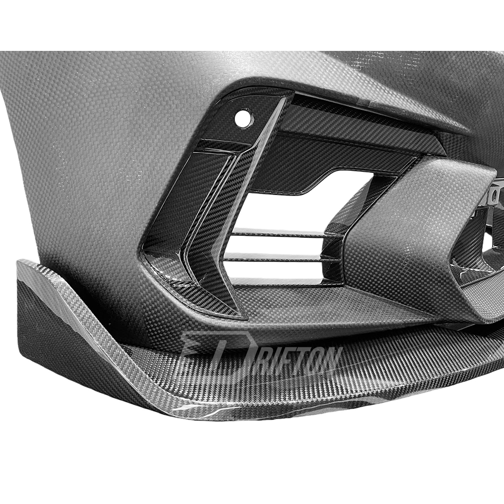 Adro Style Dry Carbon Fiber Front Bumper Assemble For BMW G87 M2 2023-2027