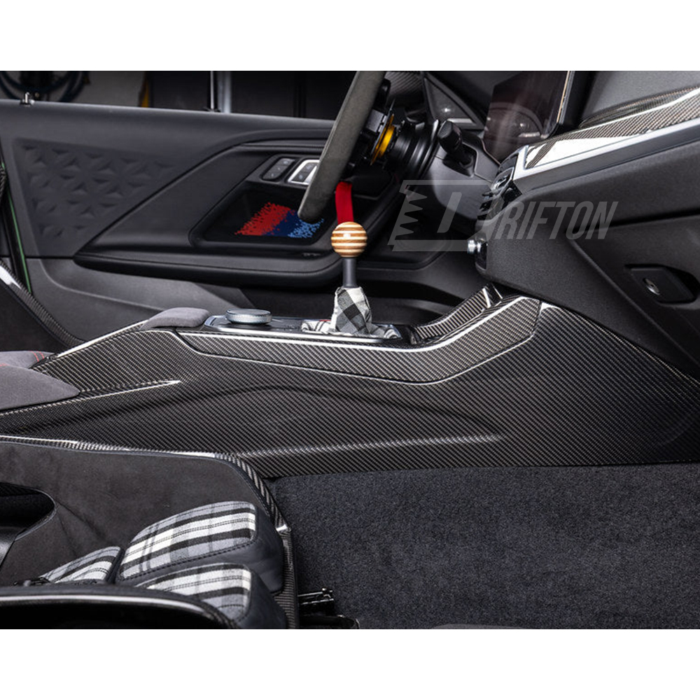 CS Style Dry Carbon Fiber Interiors Kits Center Console Assemble For BMW G87 M2 2023-2027