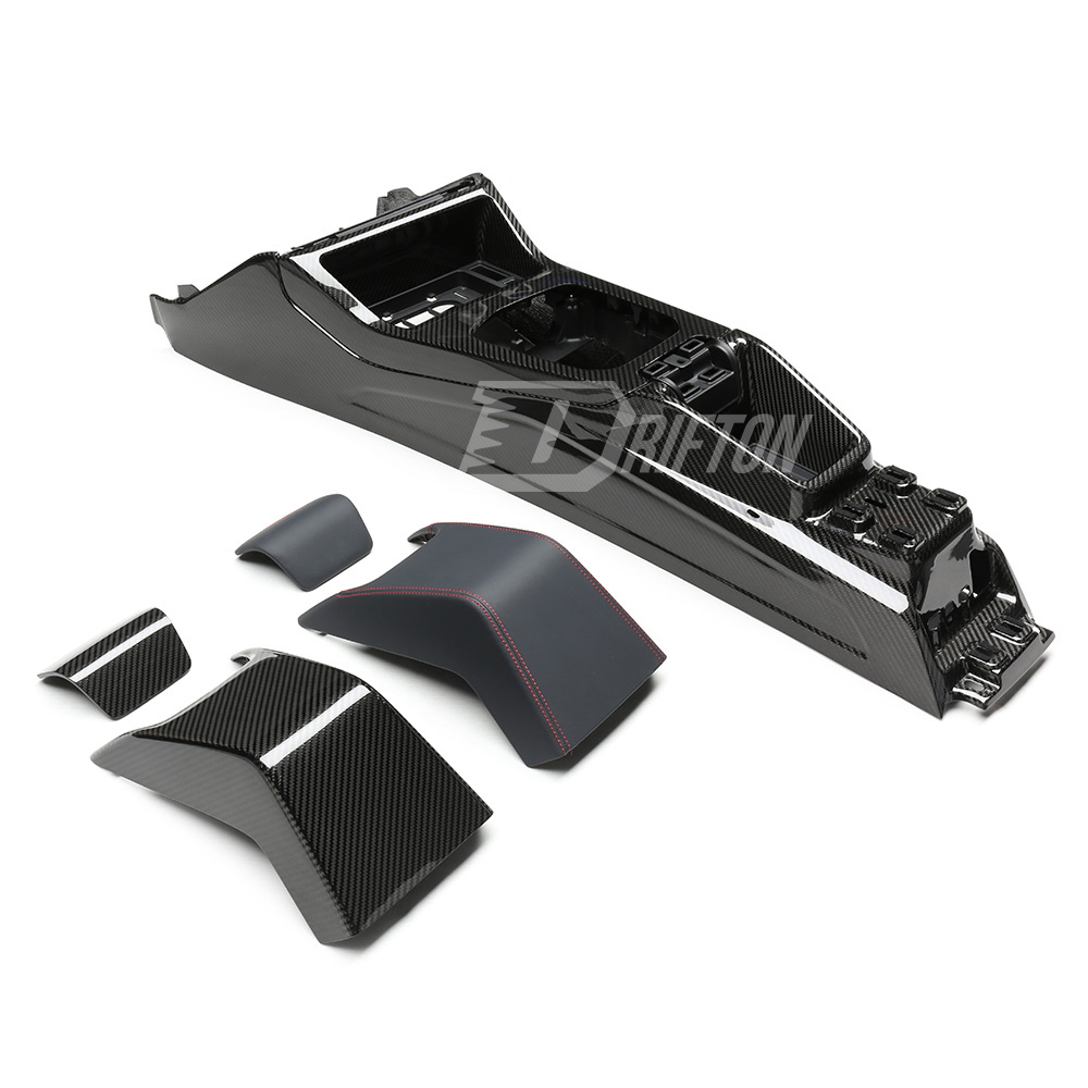 CS Style Dry Carbon Fiber Interiors Kits Center Console Assemble For BMW G87 M2 2023-2027